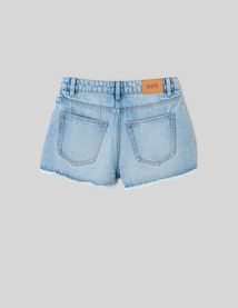 Short en Denim Raw cut