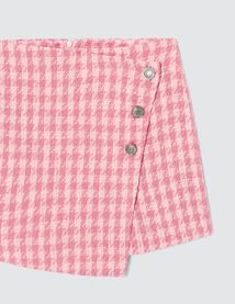 Jupe short en tweed