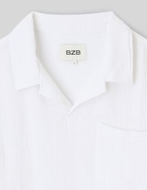 Chemise enfil&eacute;e manches longues