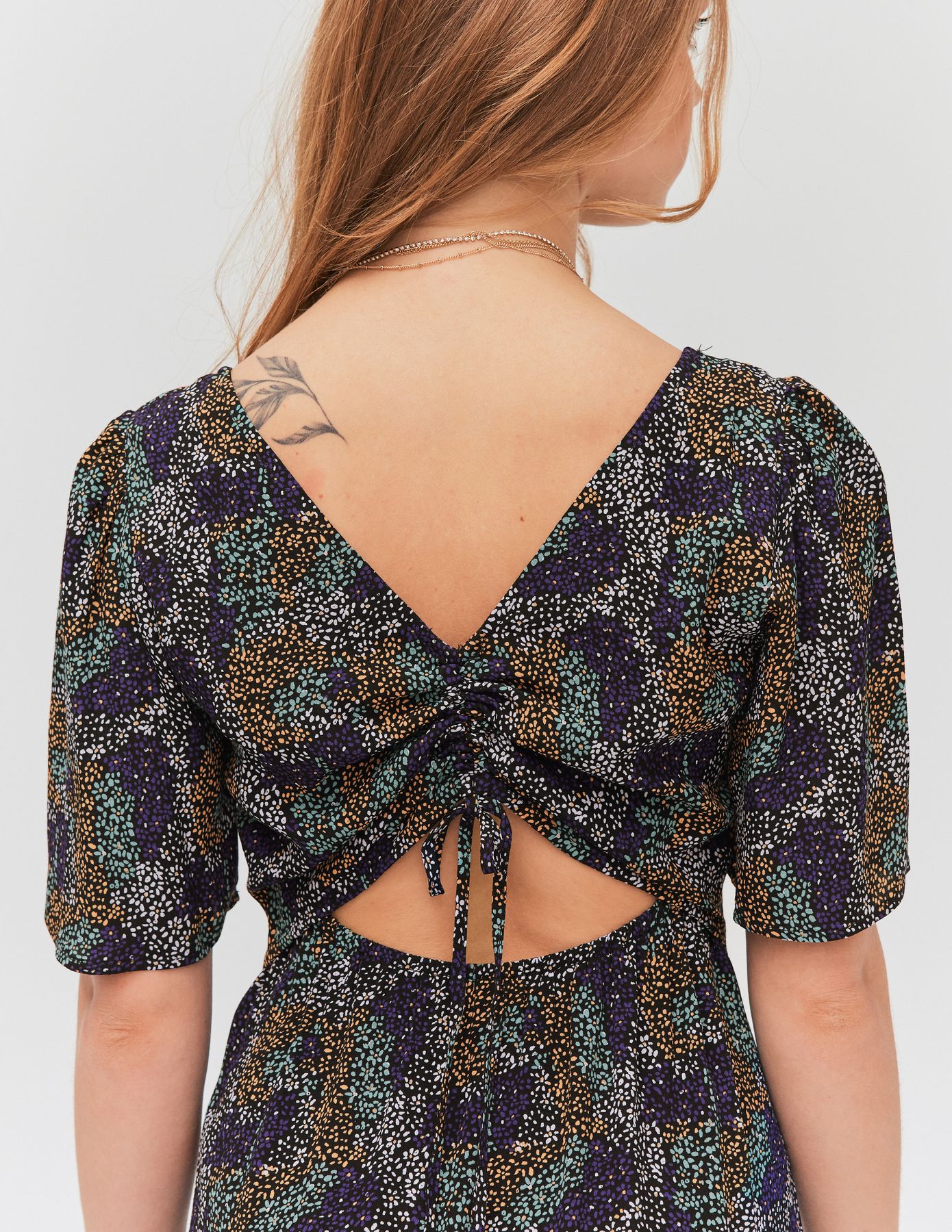 Robe longue dos ouvert