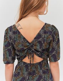 Robe longue dos ouvert