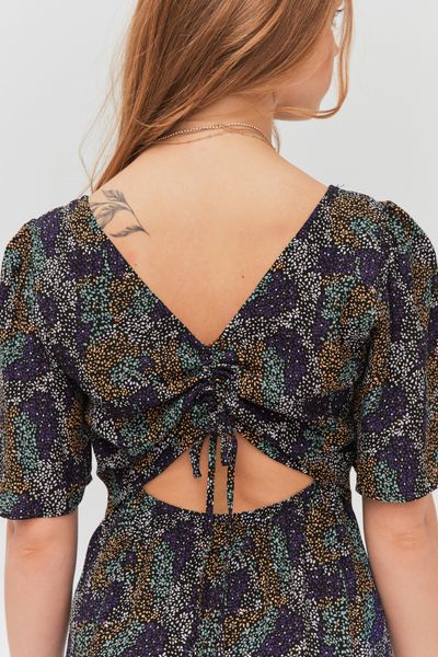 Robe longue dos ouvert