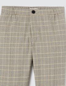 Pantalon de ville à carreaux