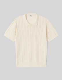 Polo maille fantaisie