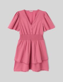 Robe &agrave; volants