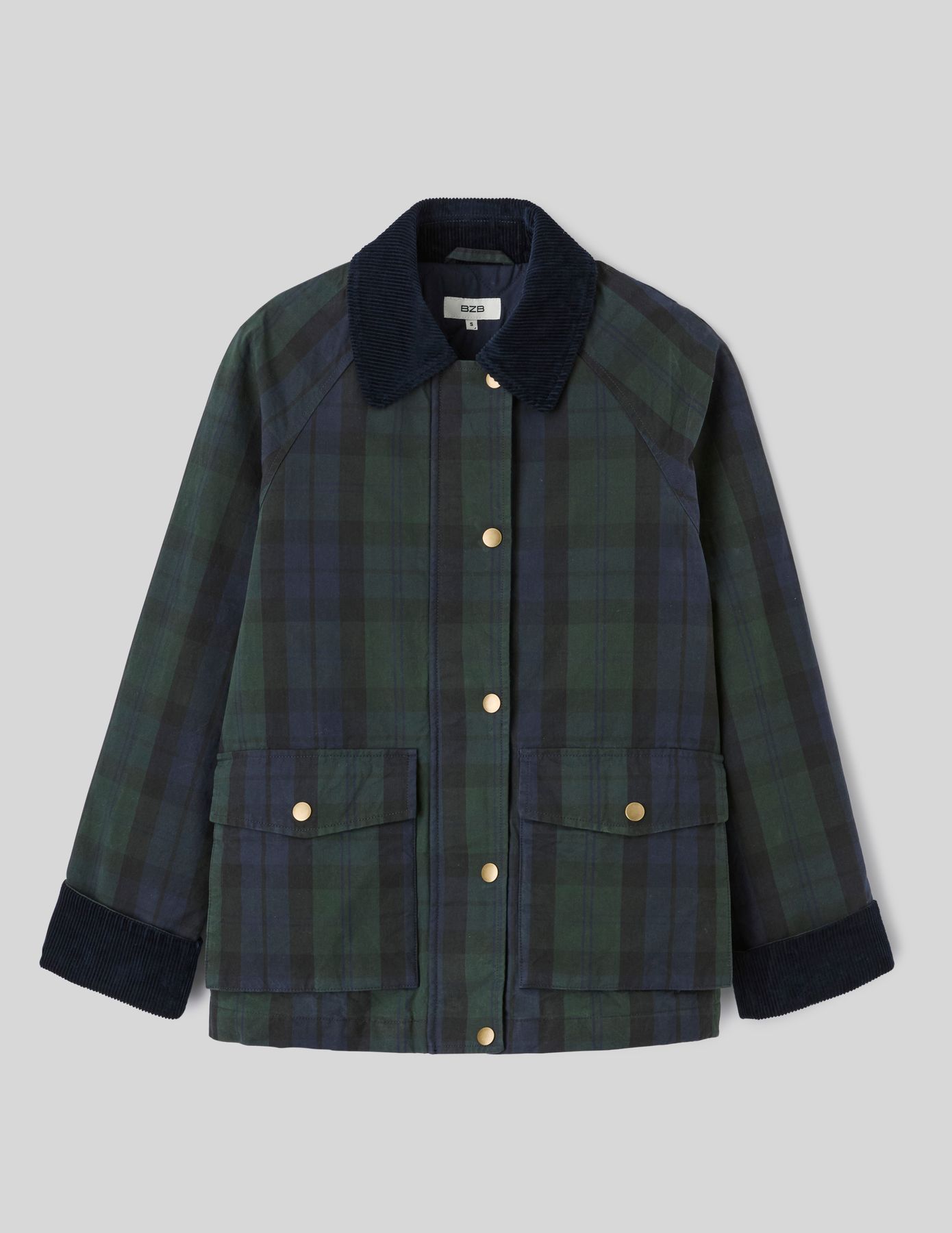 Veste &agrave; carreaux