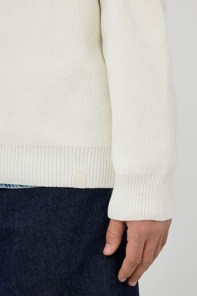 Pull chenille col montant