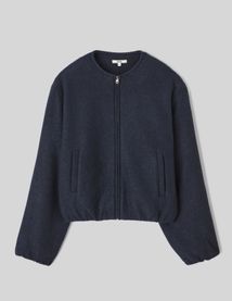 Veste boule en laine
