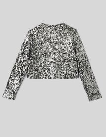 Veste courte sequins