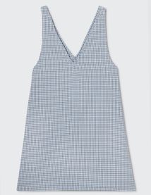 Robe chasuble à carreaux
