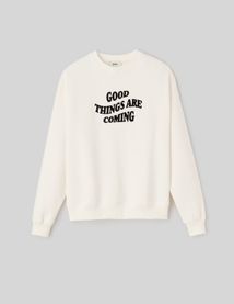 Sweat col rond imprim&eacute;