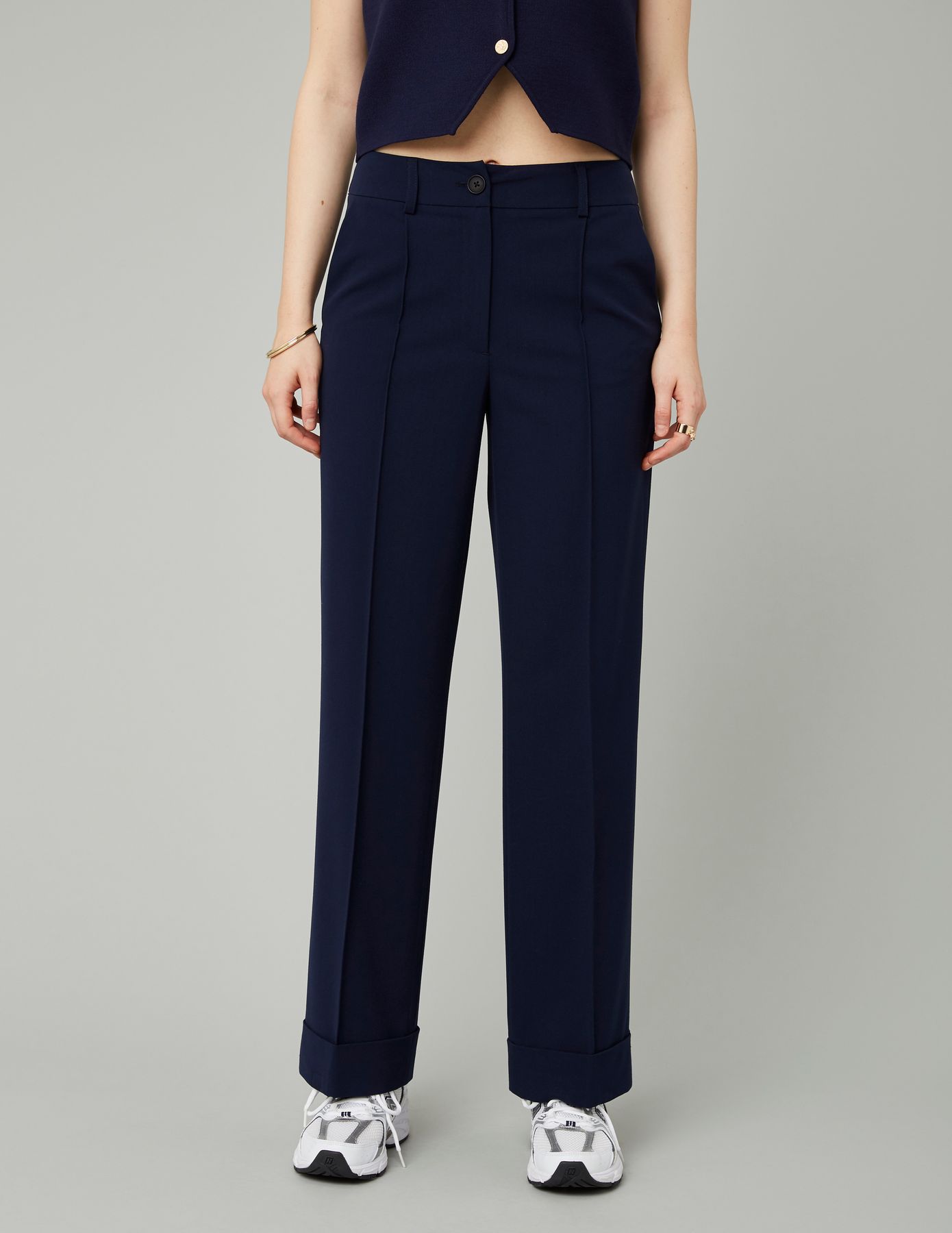Pantalon à revers