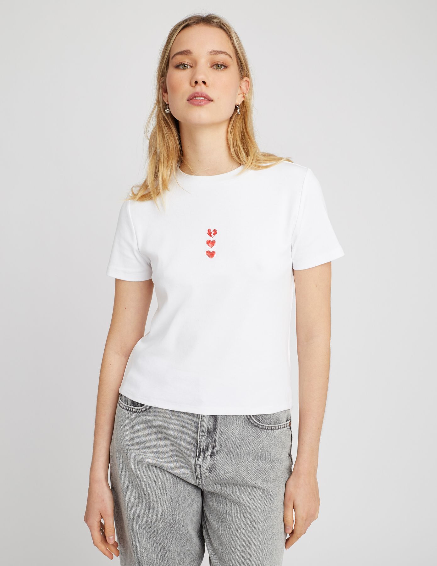 T-shirt brodé St Valentin