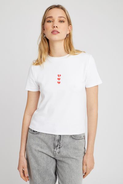 T-shirt brodé St Valentin