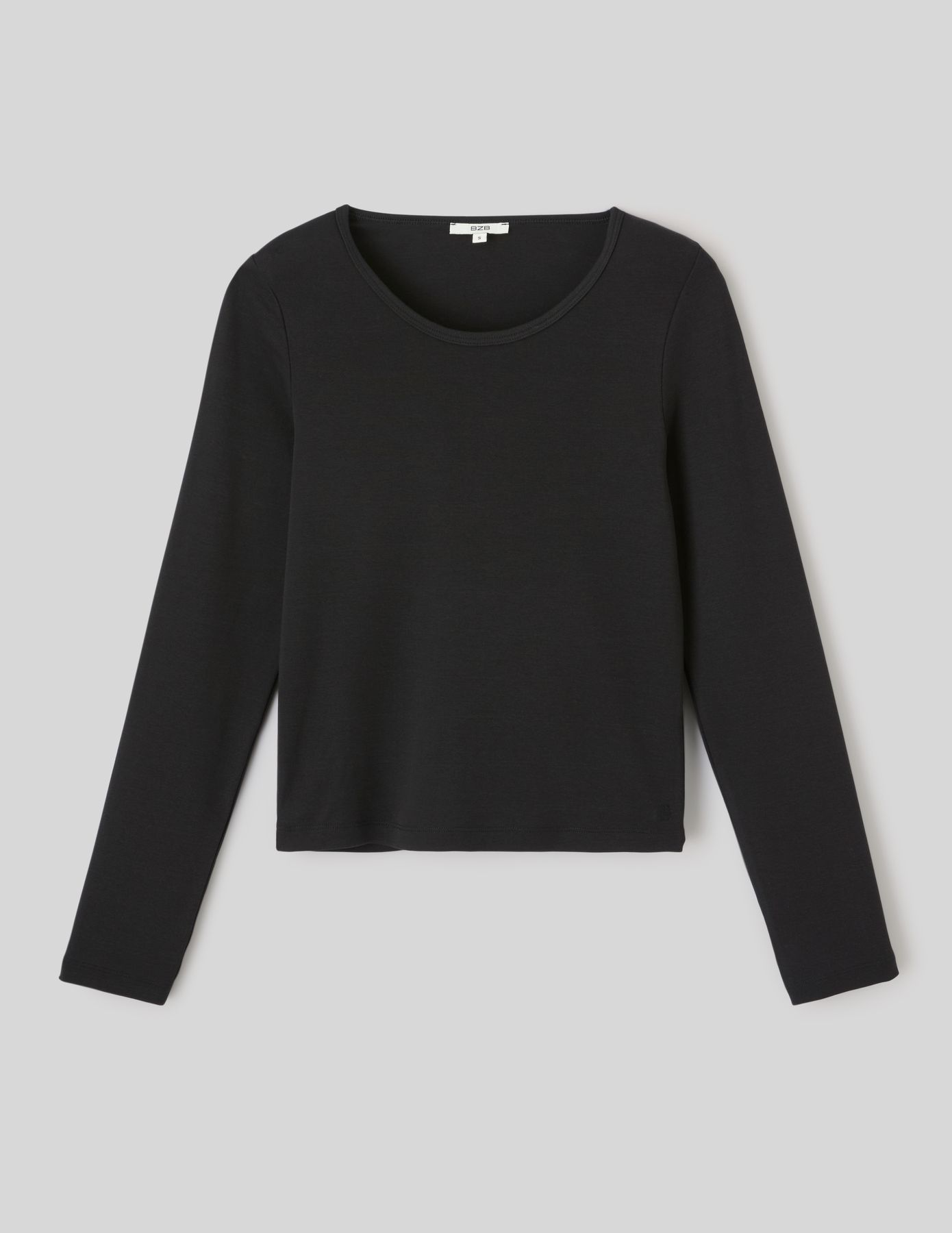 T-shirt manches longues c&ocirc;tel&eacute;