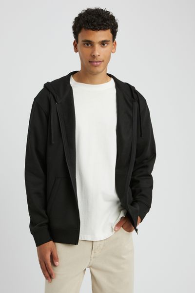 Sweat zippé à capuche