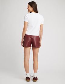 Short tissu enduit