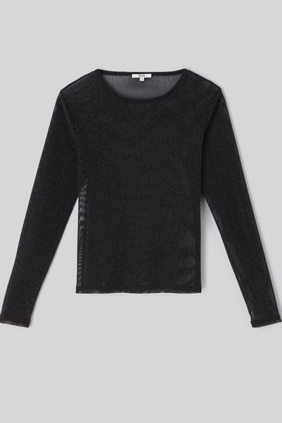 T-shirt resille paillet&eacute;