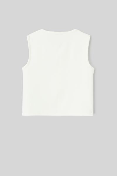 Top sans manches à nœuds