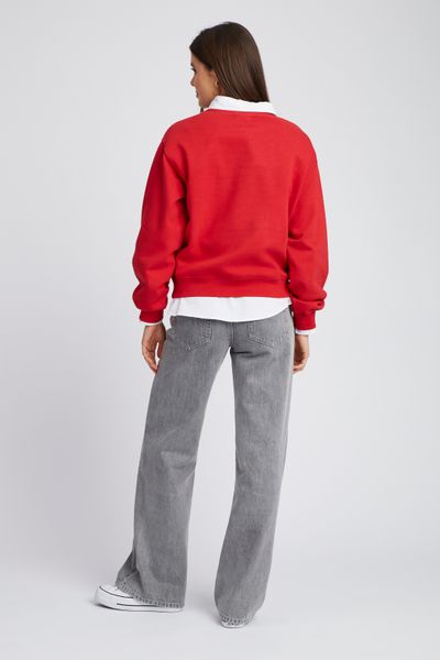 Sweat col rond imprimé