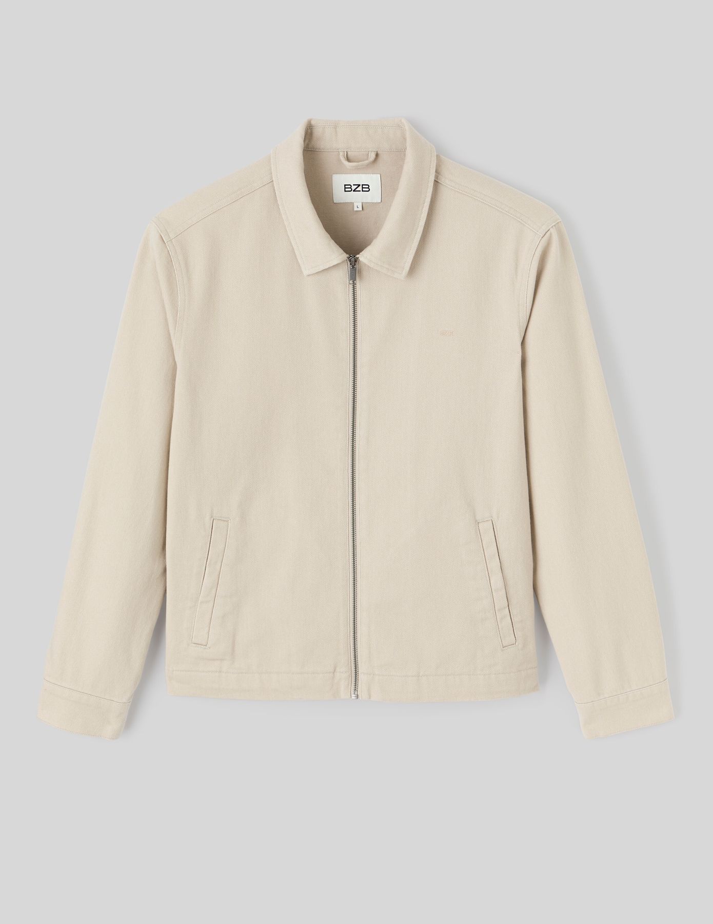 Veste zippée uni