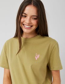 T-shirt imprim&eacute; devant/dos