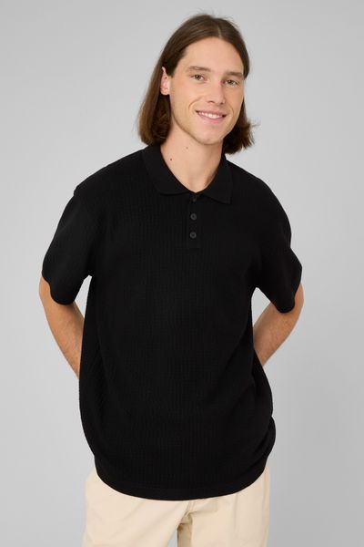 Polo maille c&ocirc;tel&eacute;e