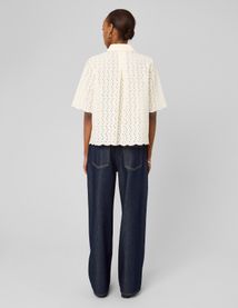 Chemisette en broderie anglaise