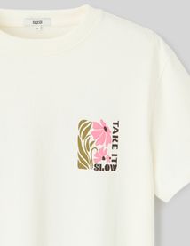 T-shirt imprim&eacute; devant/dos