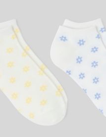 Lot 3 socquettes fleurs