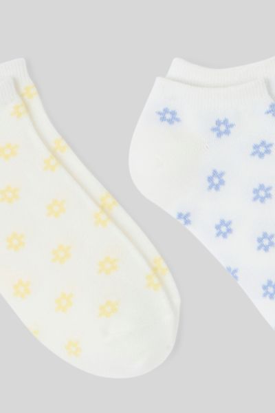 Lot 3 socquettes fleurs
