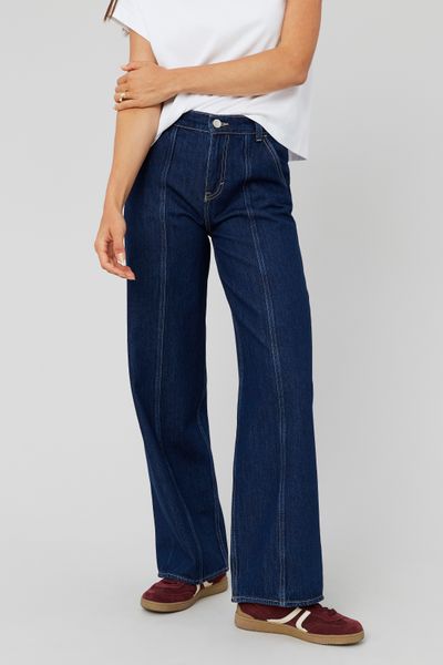 Jean straight surpiqures