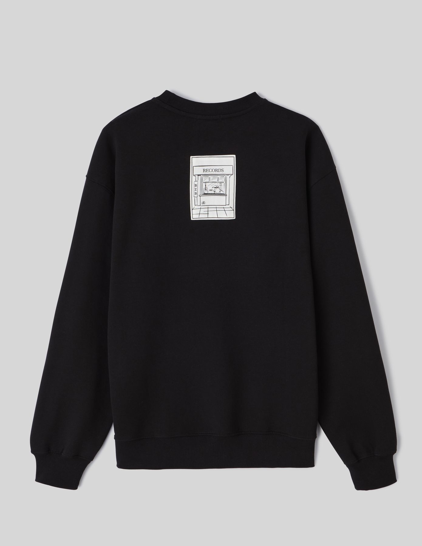 Sweat col rond animation devant dos