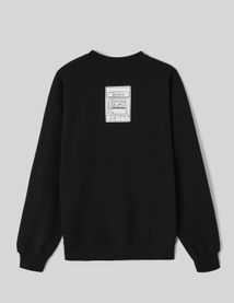 Sweat col rond animation devant dos