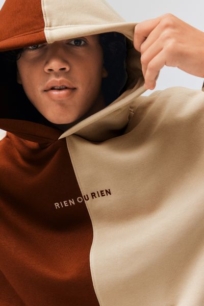 Sweat à capuche colorblock