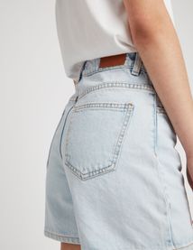Short en jean mom fit