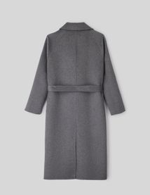 Manteau long en laine