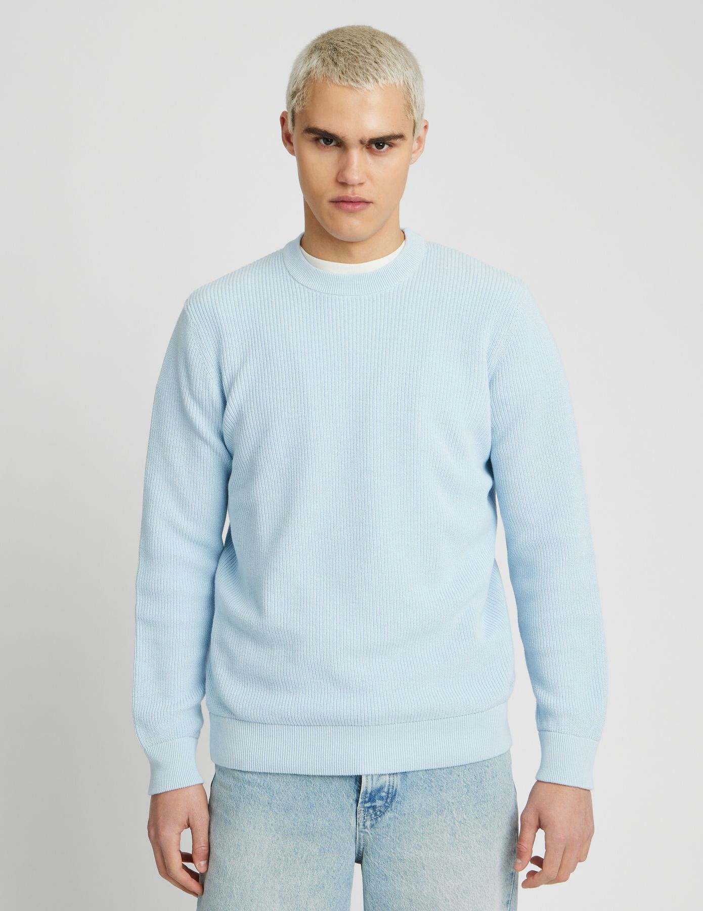 Pull col rond uni