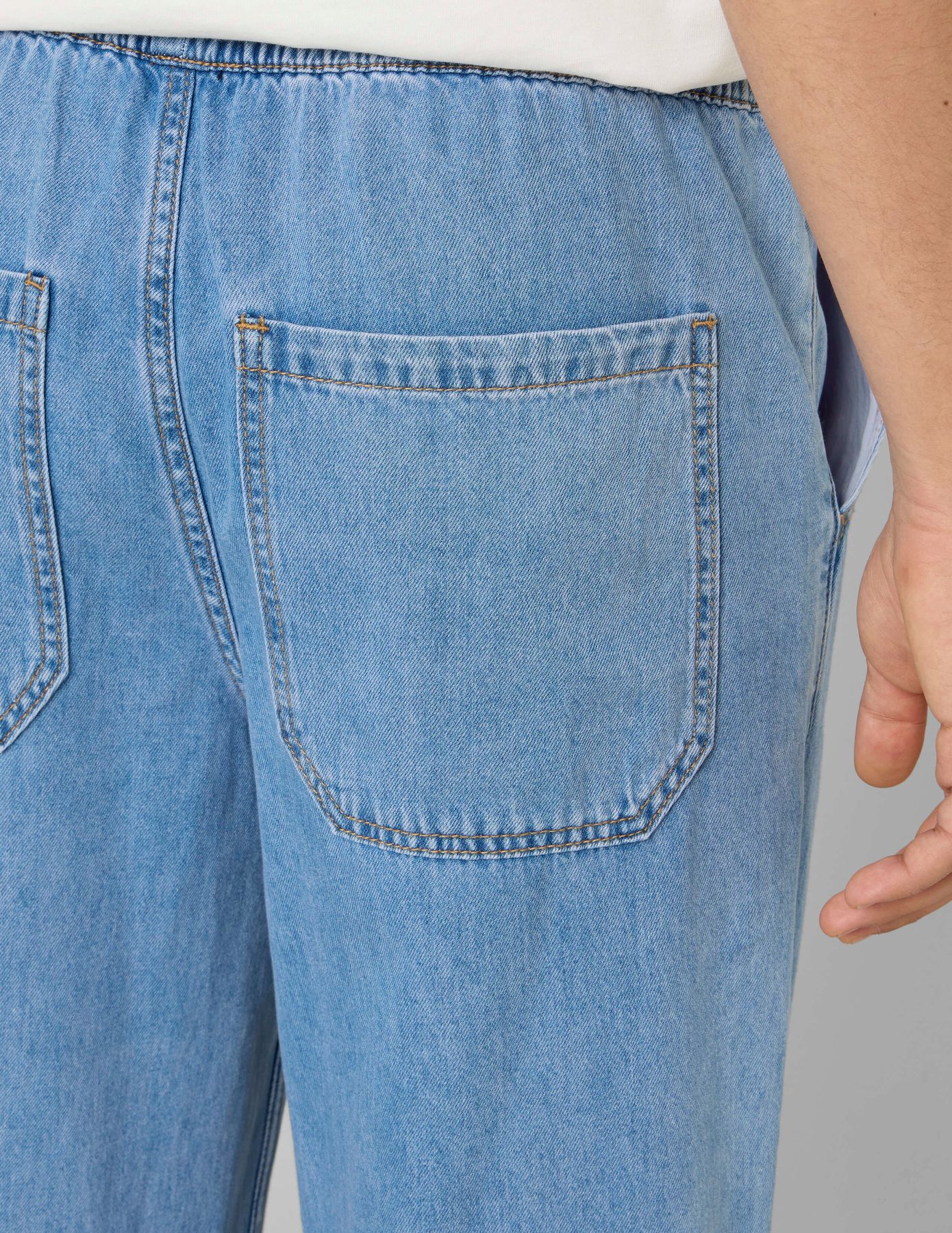 Pantalon fluide en jean