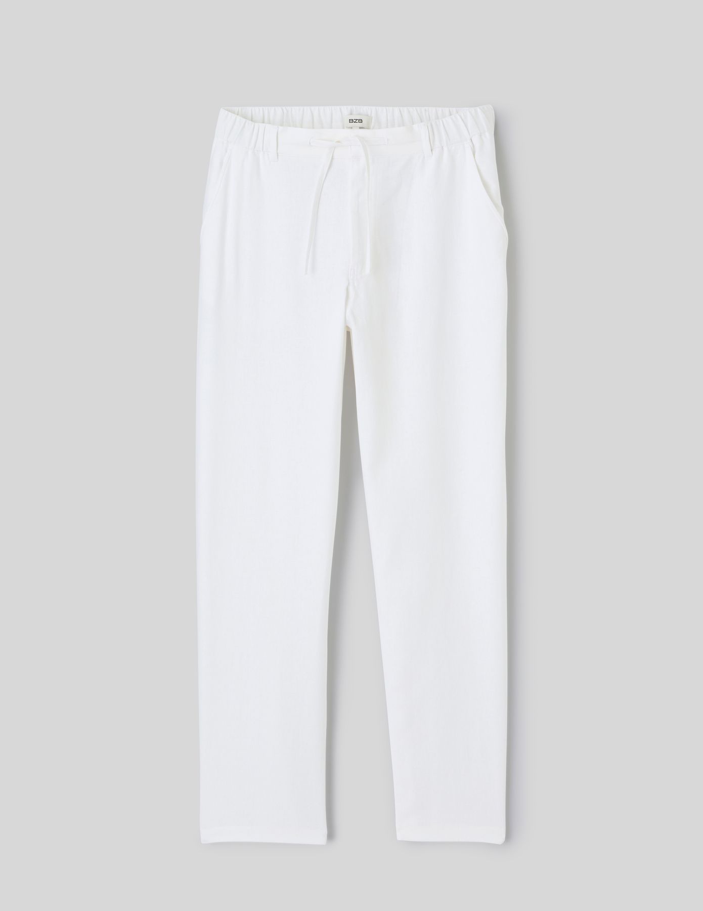 Pantalon de ville fluide viscose lin