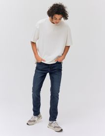 Jean straight délavé