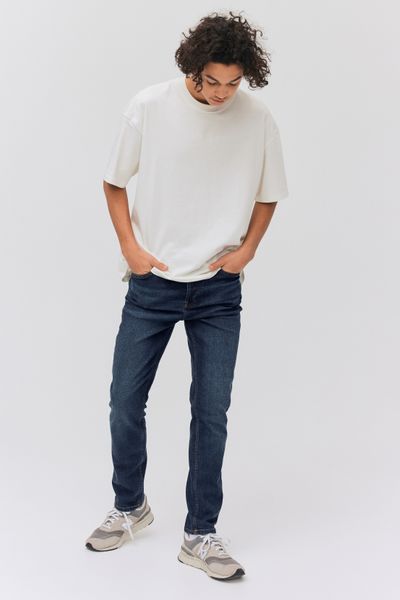 Jean straight délavé