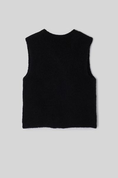 Gilet sans manche &agrave; n&oelig;uds