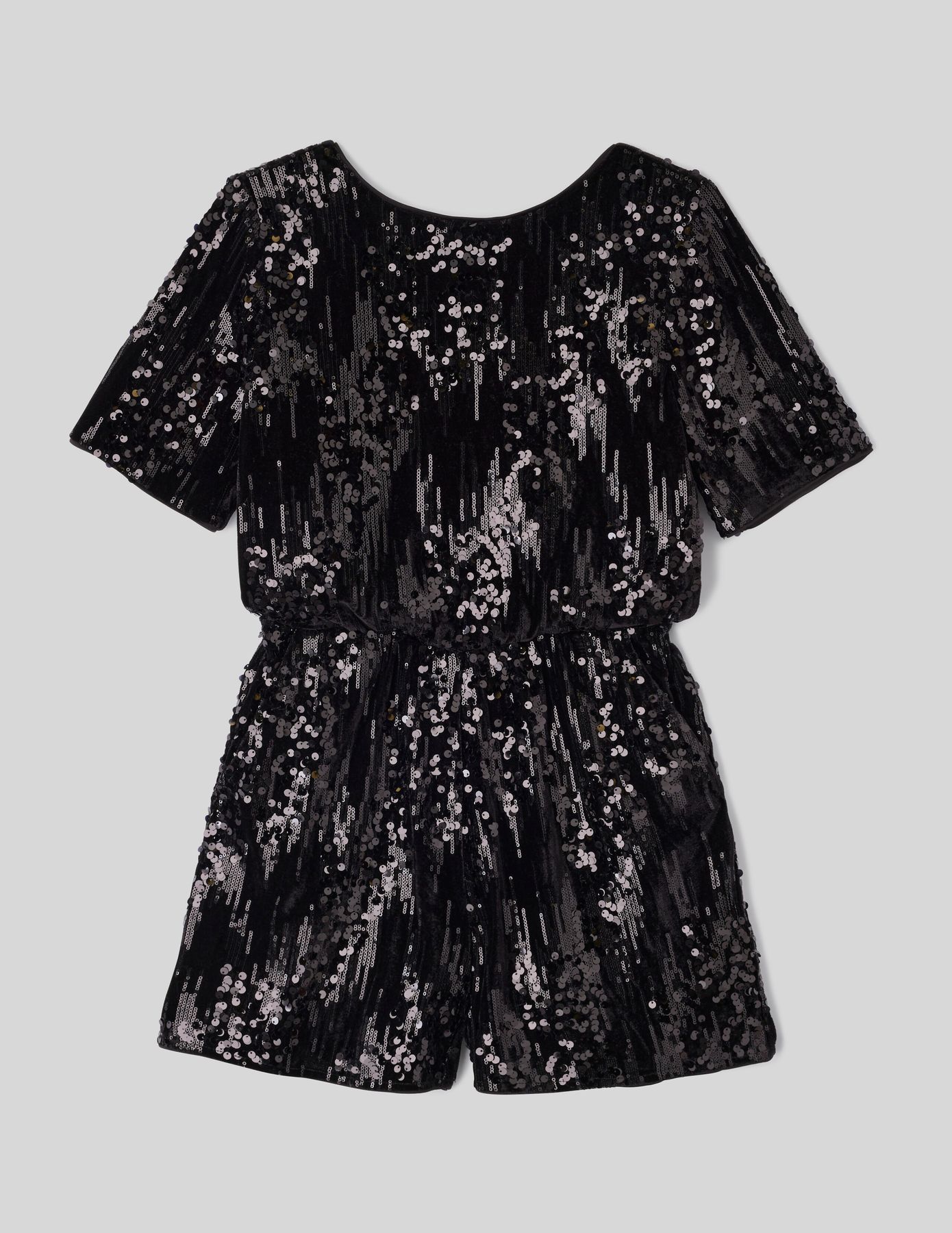 Combishort velours sequins