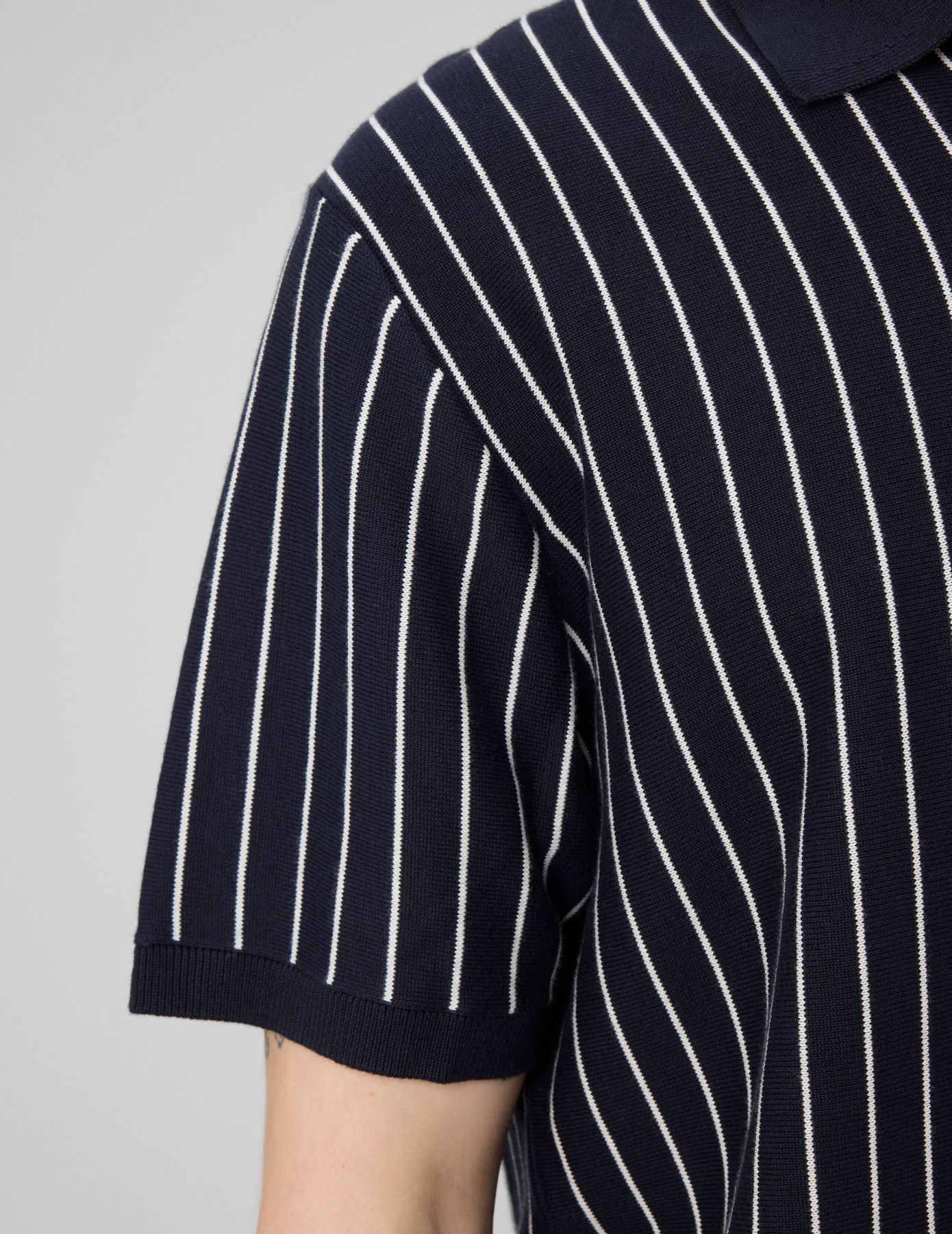 Polo &agrave; rayures