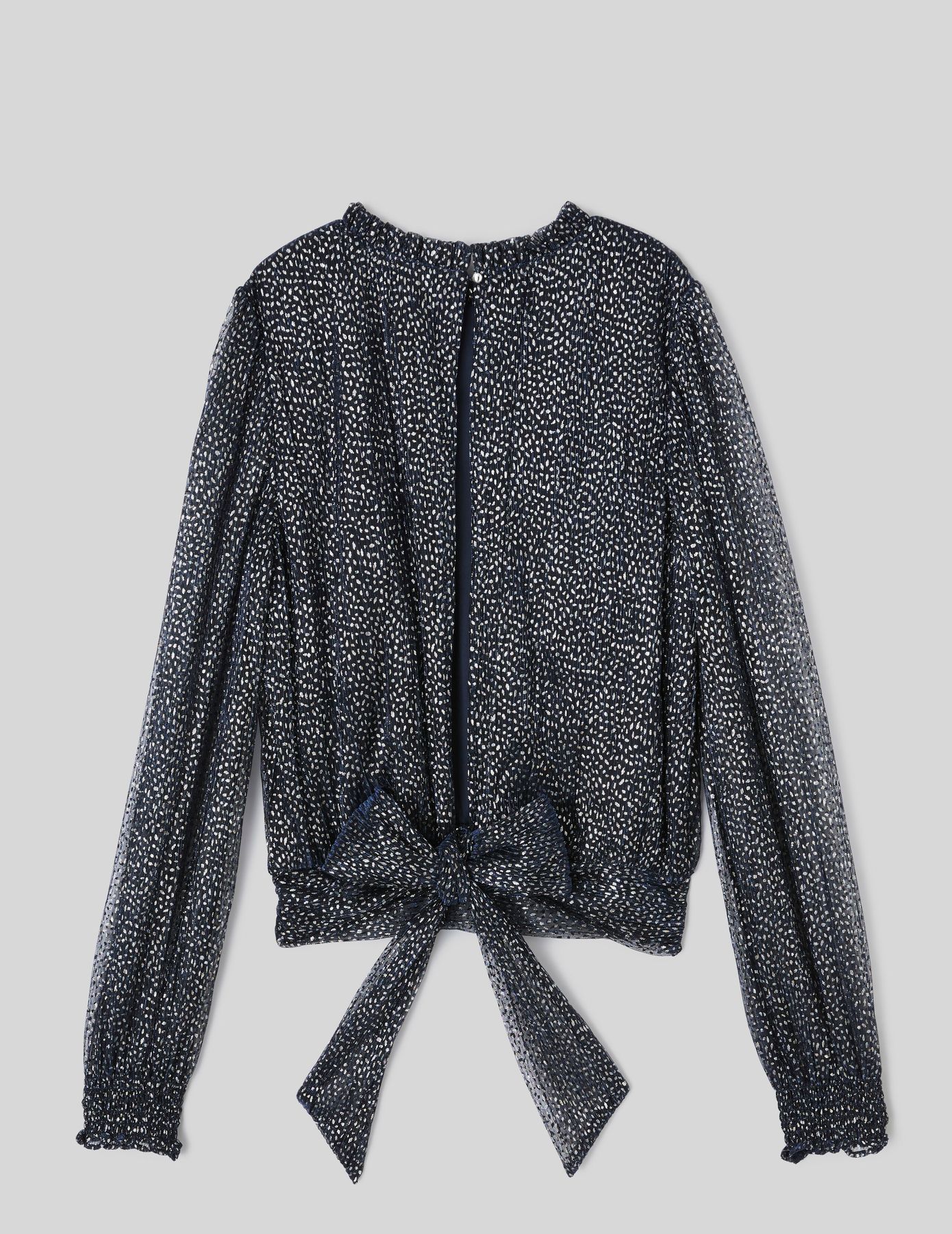 Blouse imprim&eacute;e paillet&eacute;e
