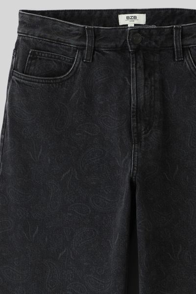 Jean loose imprim&eacute;