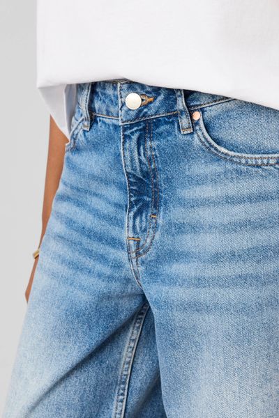 Jean wide leg taille basse