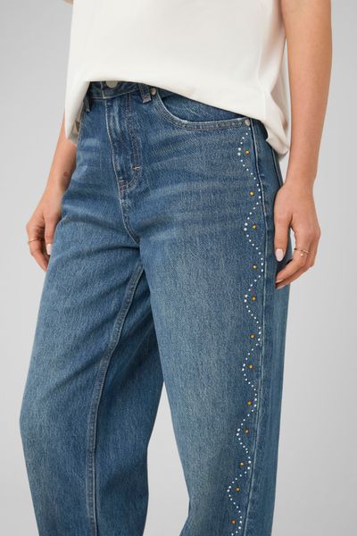Jean straight strass