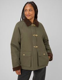 Veste avec col velours cotel&eacute;